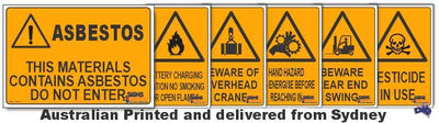 Warning Safety Signs