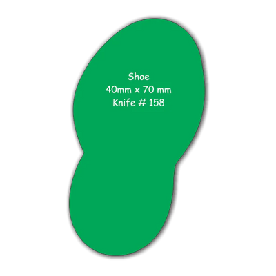 Tradie & Transport Fridge Magnets - 40 x 70 Shoe Shape