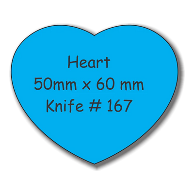 Tradie & Transport Fridge Magnets - 50 x 60 Heart