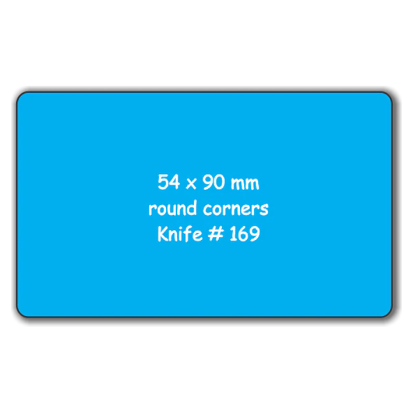 Business Card Fridge Magnets - 54mm x 90mm Round Corners