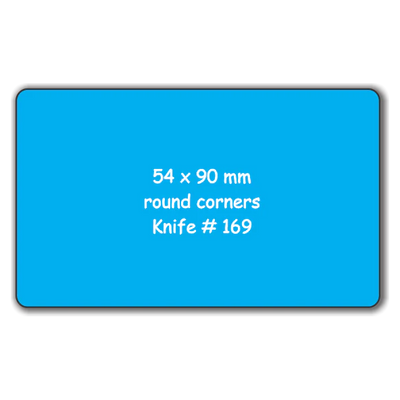 Business Card Fridge Magnets - 54mm x 90mm Round Corners