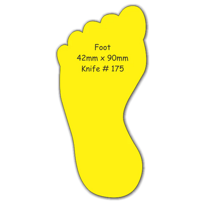 Tradie & Transport Fridge Magnets - 42 x 90 Left Foot