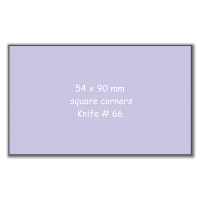 Business Card Fridge Magnets - 54mm x 90mm Square Corners