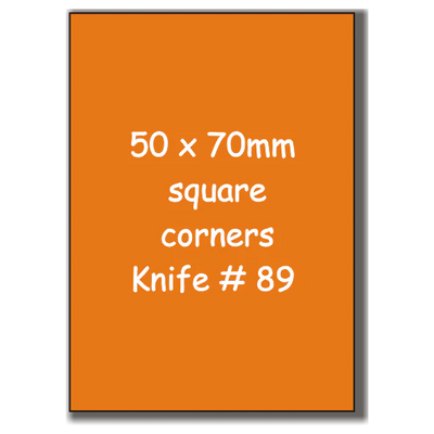 Business Card Fridge Magnets - 50mm x 70mm Square Corners