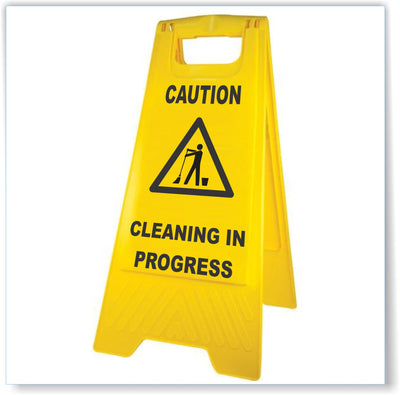 Caution Cleaning In Progress Sign