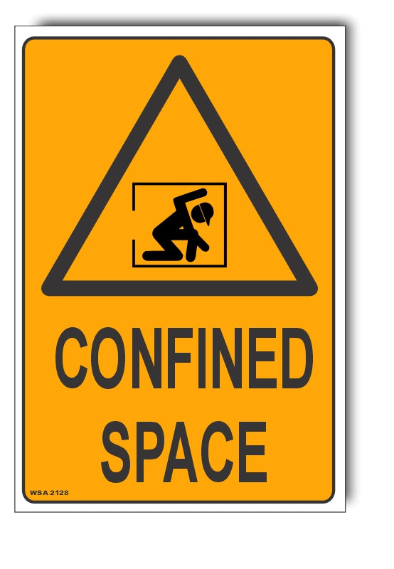 Confined Space Warning Sign