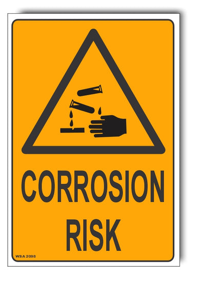 Corrosion Risk Warning Sign
