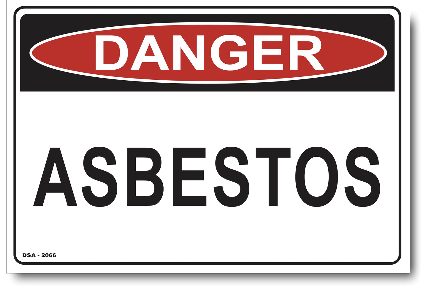 Danger Asbestos Sign