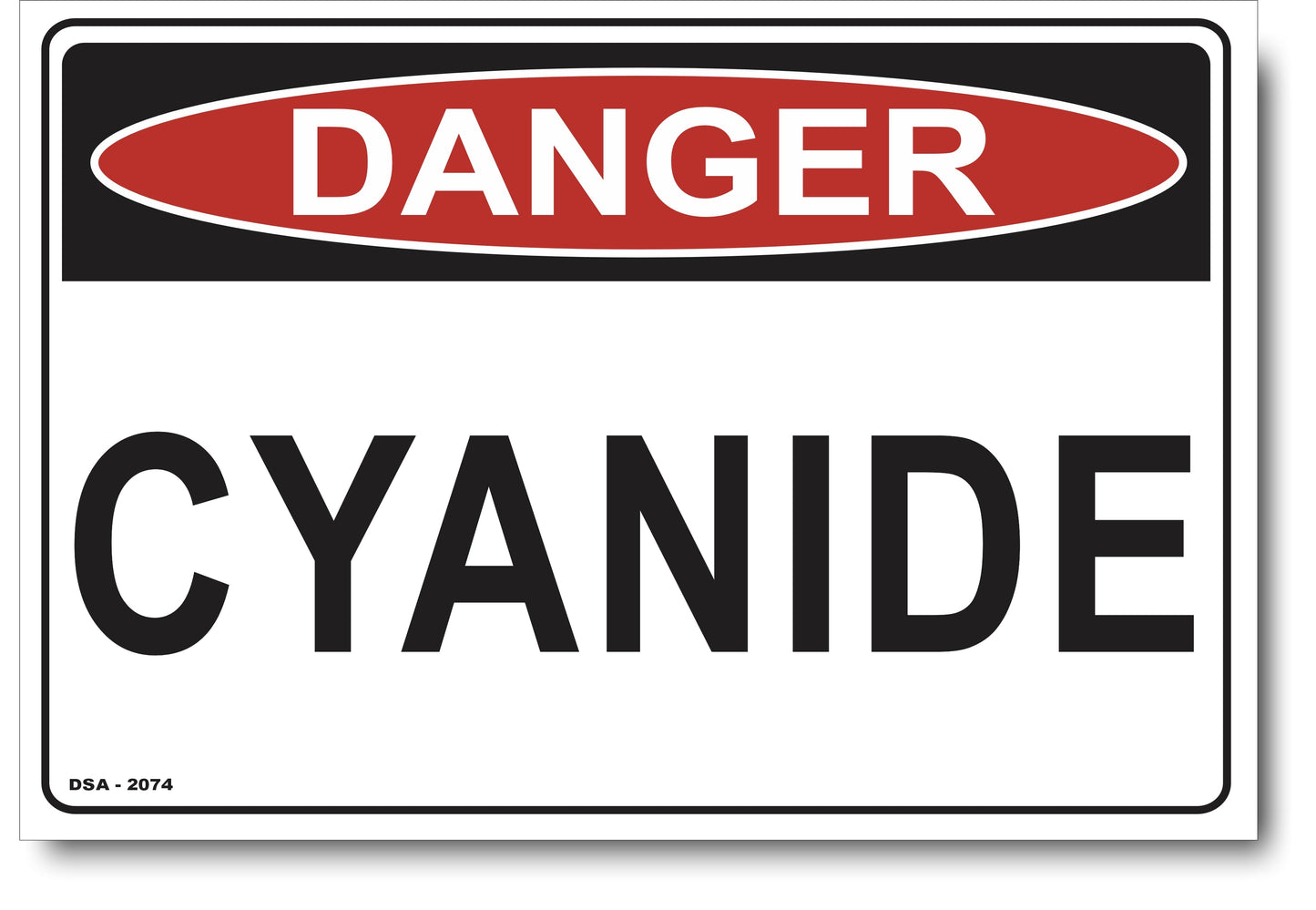 Danger Cyanide Sign