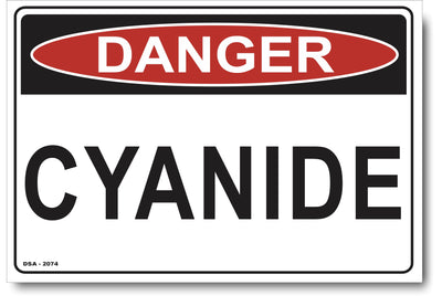 Danger Cyanide Sign