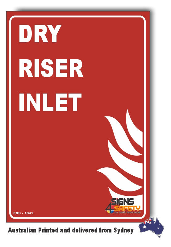 Dry Riser Inlet Sign