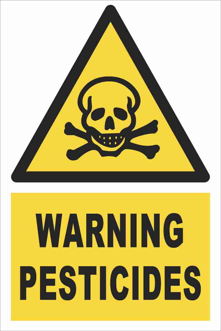 Warning - Pesticides Farm Safety Sign