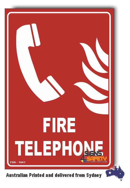 Fire Telephone (Pictogram) Sign