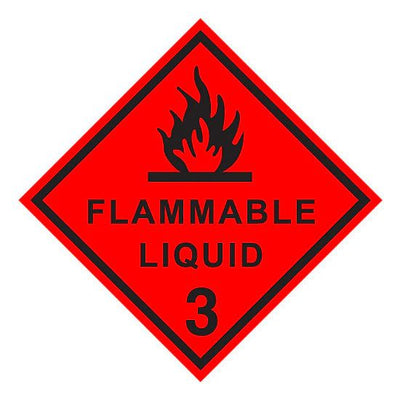 Flammable Liquid 3 - Dangerous Goods Diamond Sign