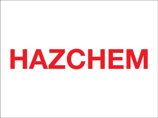 Hazchem Sign