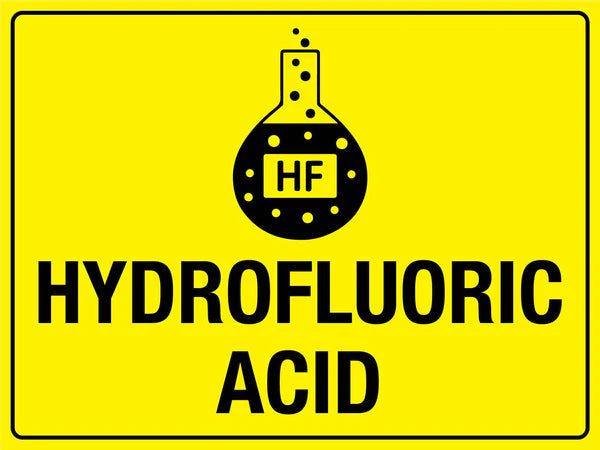 Hydrofluoric Acid Sign