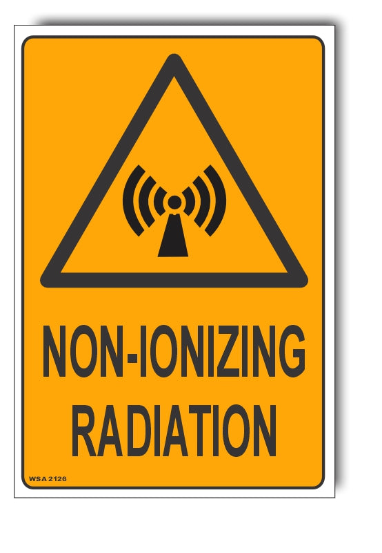 Non-Ionizing Radiation Warning Sign