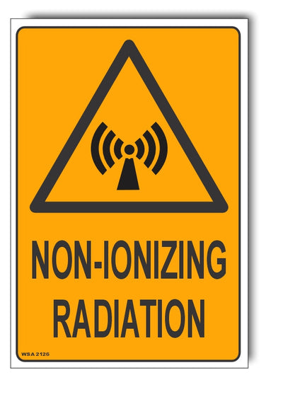 Non-Ionizing Radiation Warning Sign
