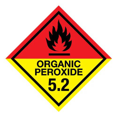 Organic Peroxide 5.2 - Dangerous Goods Diamond Sign