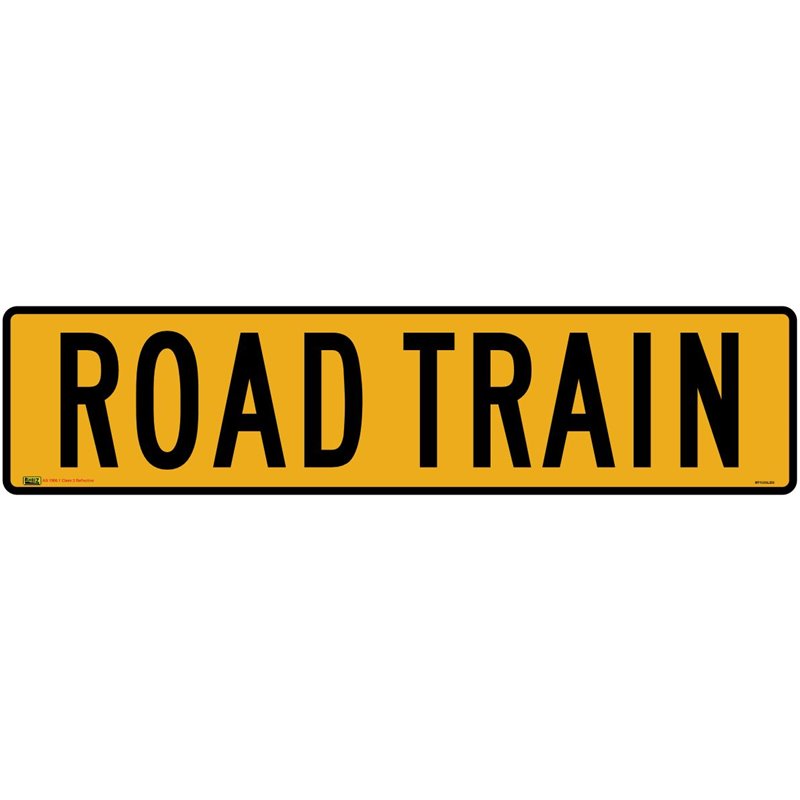 Road Train C2 Reflective Banner - 1180mm x 320mm