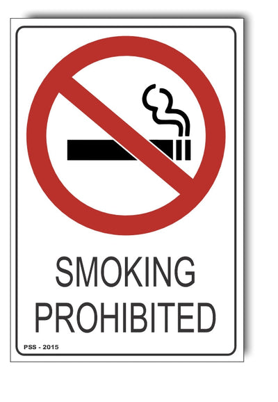 Smoking Prohibited Sign
