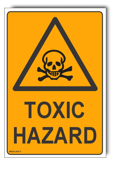 Toxic Hazard Warning Sign