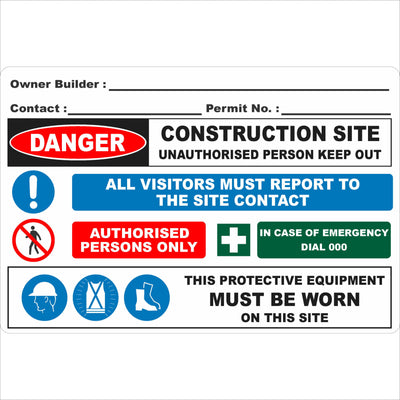 Owner Builder Sign