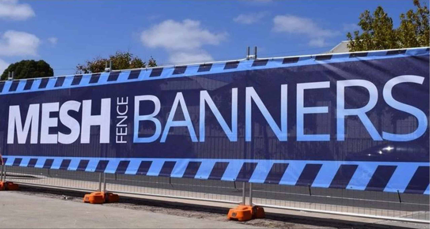 Custom Printed Temporary Fence Mesh Roll 1.6m x 50m