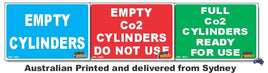 Cylinder Status Signs
