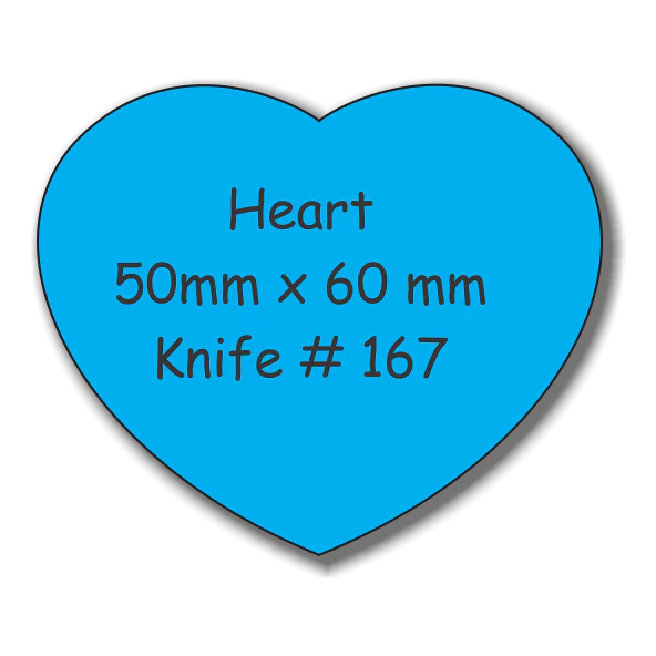 Tradie & Transport Fridge Magnets - 50 x 60 Heart