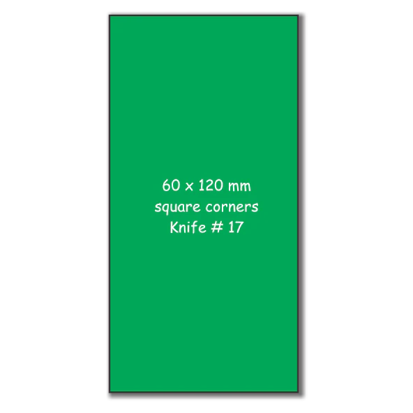 Business Card Fridge Magnets - 60mm x 120mm Square Corners
