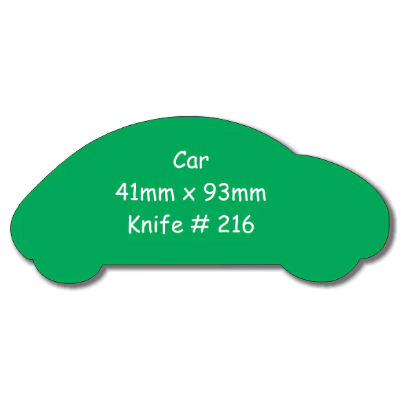 Tradie & Transport Fridge Magnets - 41 x 83 Car Shape