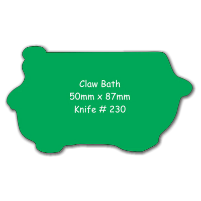 Tradie & Transport Fridge Magnets - 50 x 87 Claw Bath