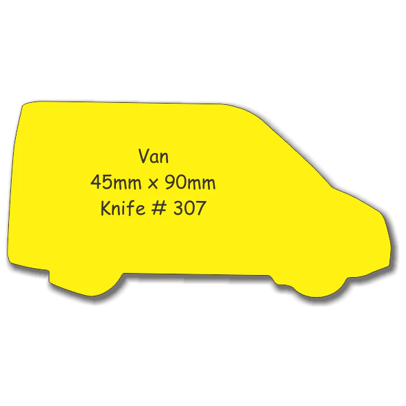 Tradie & Transport Fridge Magnets - 46 x 90 Van