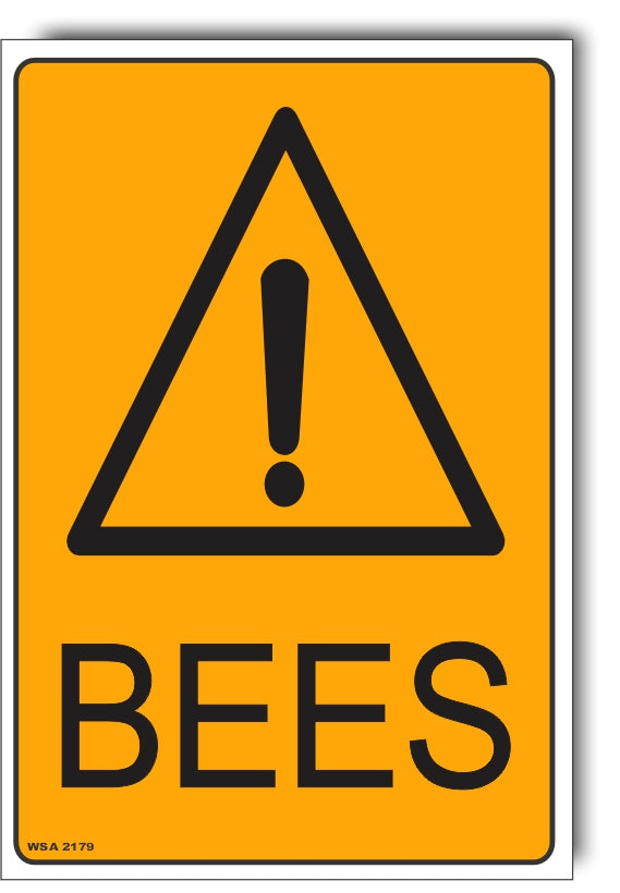 Caution - Bees Sign