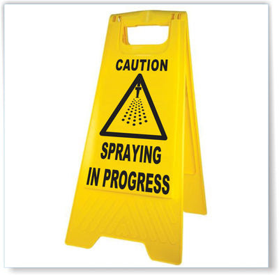 Caution, Spraying In Progress A-Frame Stand