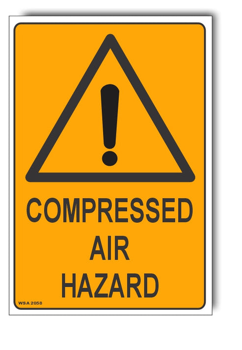 Compressed Air Hazard Warning Sign – Signs4Safety