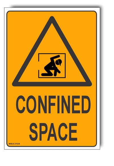 Confined Space Warning Sign