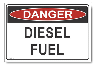 Danger Diesel Fuel Sign