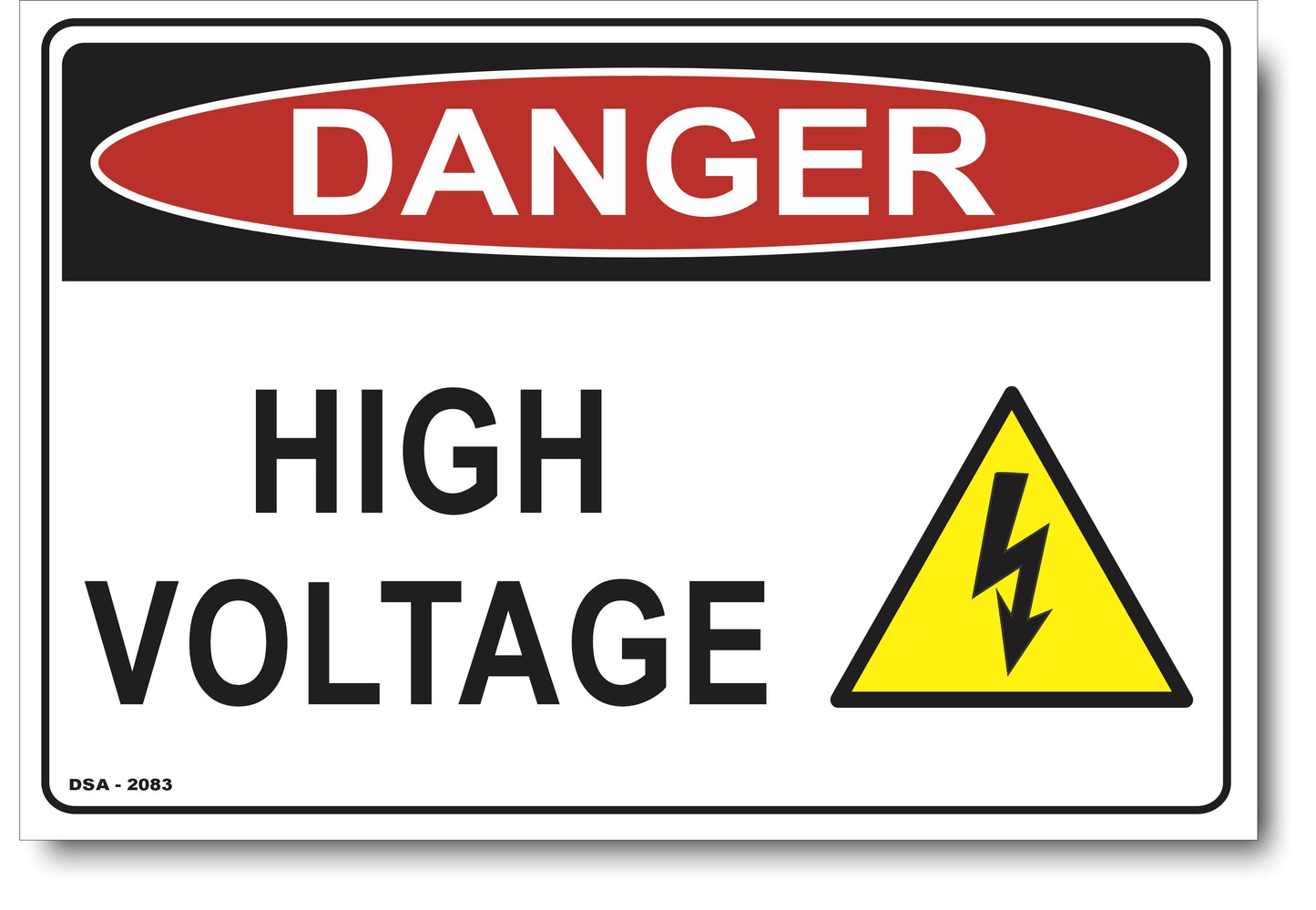 Danger High Voltage Sign