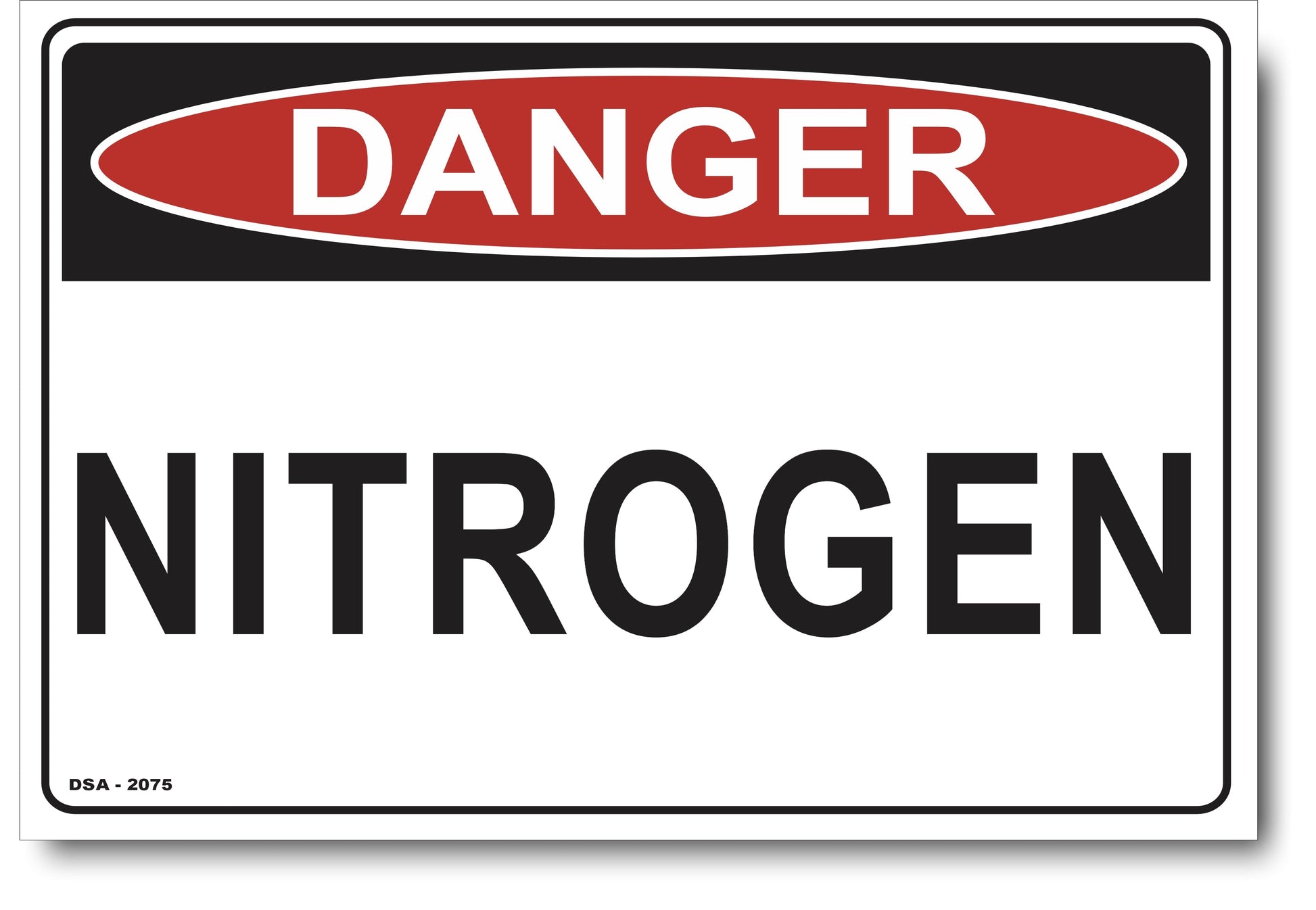 Danger Nitrogen Sign