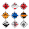 Dangerous Goods Placard Flip Kit - 350mm (W) x 350mm (H), Aluminum