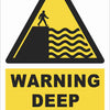 Warning - Deep Water Farm Safety Sign