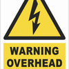 Warning - Overhead Cables Farm Safety Sign