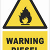 Warning - Diesel Farm Safety Sign