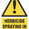 Warning - Herbicide Spraying in Progress Farm Safety Sign