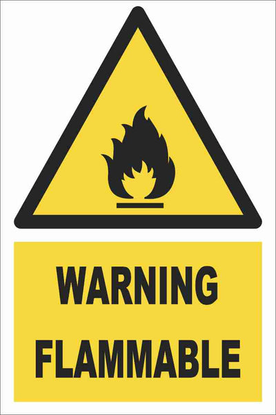 Warning - Flammable Farm Safety Sign