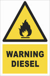 Warning - Diesel Farm Safety Sign