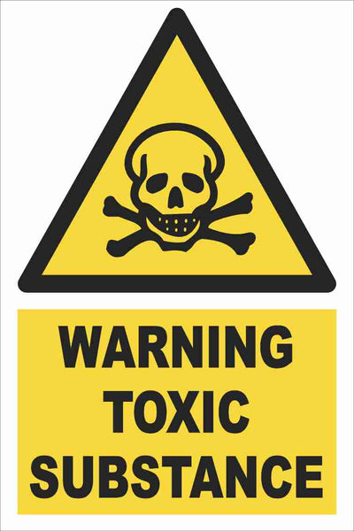 Warning - Toxic Substance Farm Safety Sign