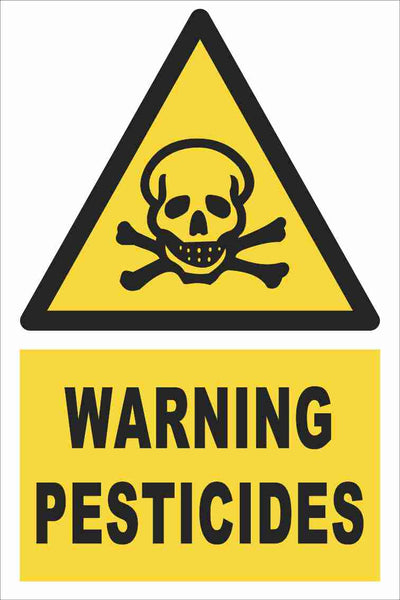 Warning - Pesticides Farm Safety Sign